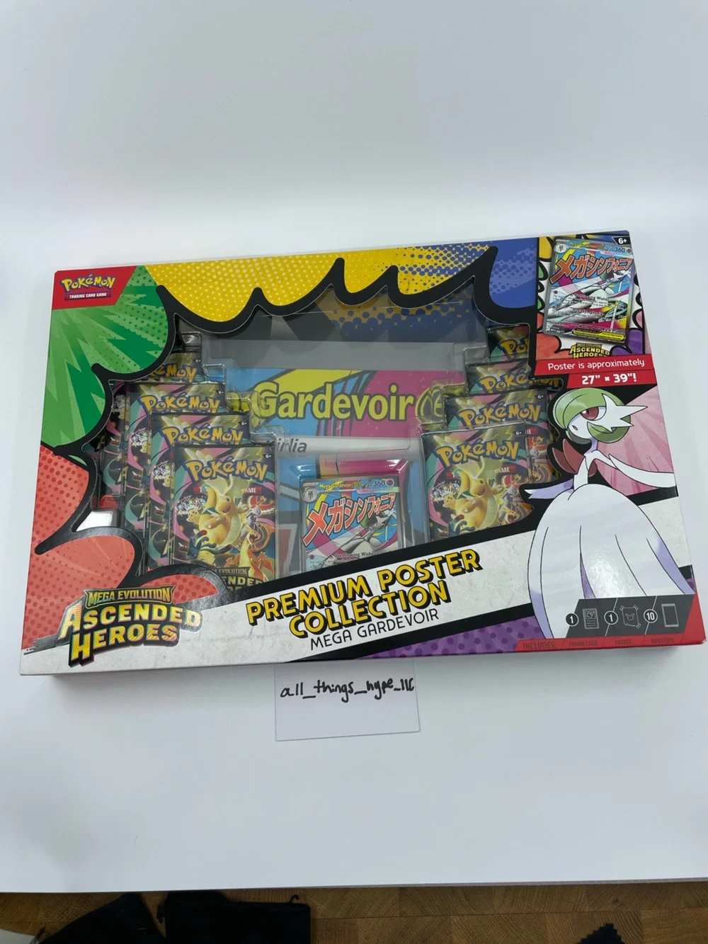 Pokemon TCG: Mega Evolution Ascended Heroes Premium Poster Collection New Sealed